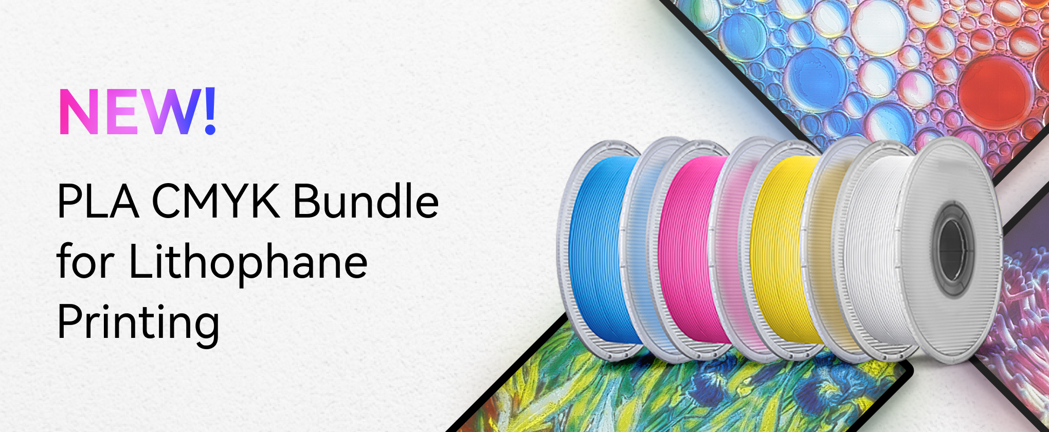 PLA CMYK Lithophane Bundle | Bambu Lab Asia Store