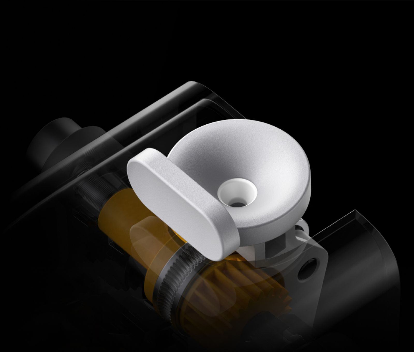 AMS 2 Pro seramik filament girişinin yakın görünümü