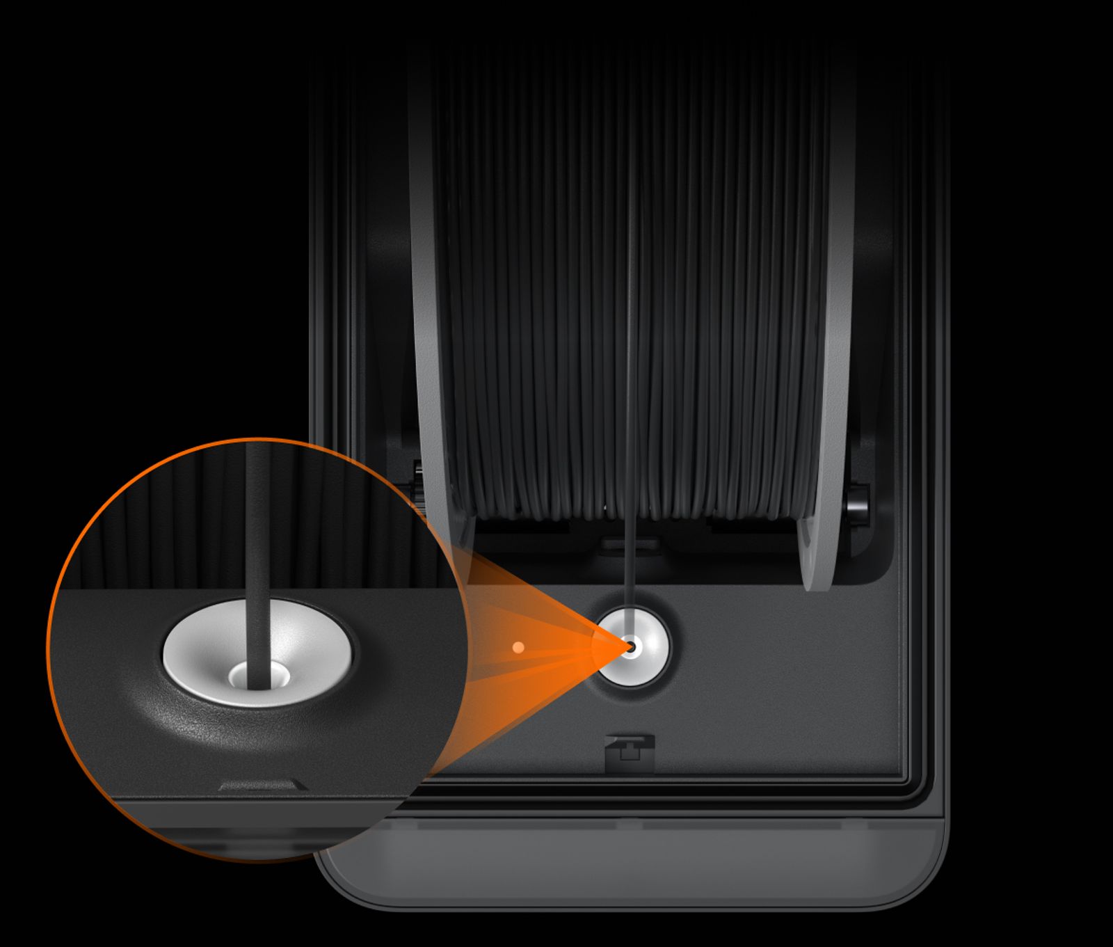 Seramik filament girişi