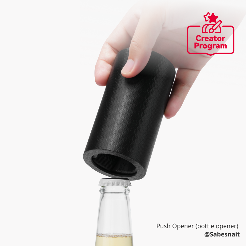 Push Opener Bottle Opener