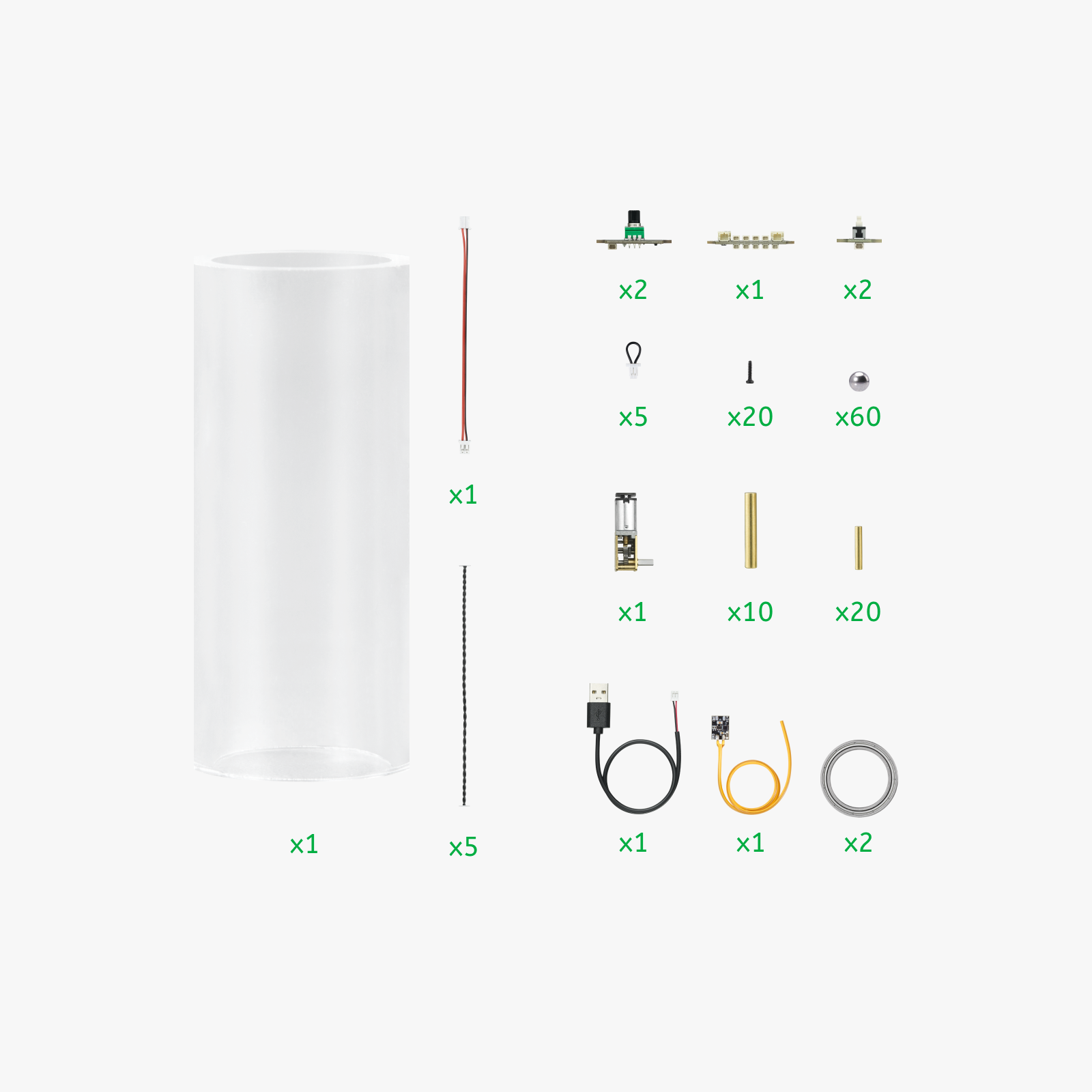 360˚ Rotating Marble Run - Enclosed with Lights | Bambu Lab Asia Store