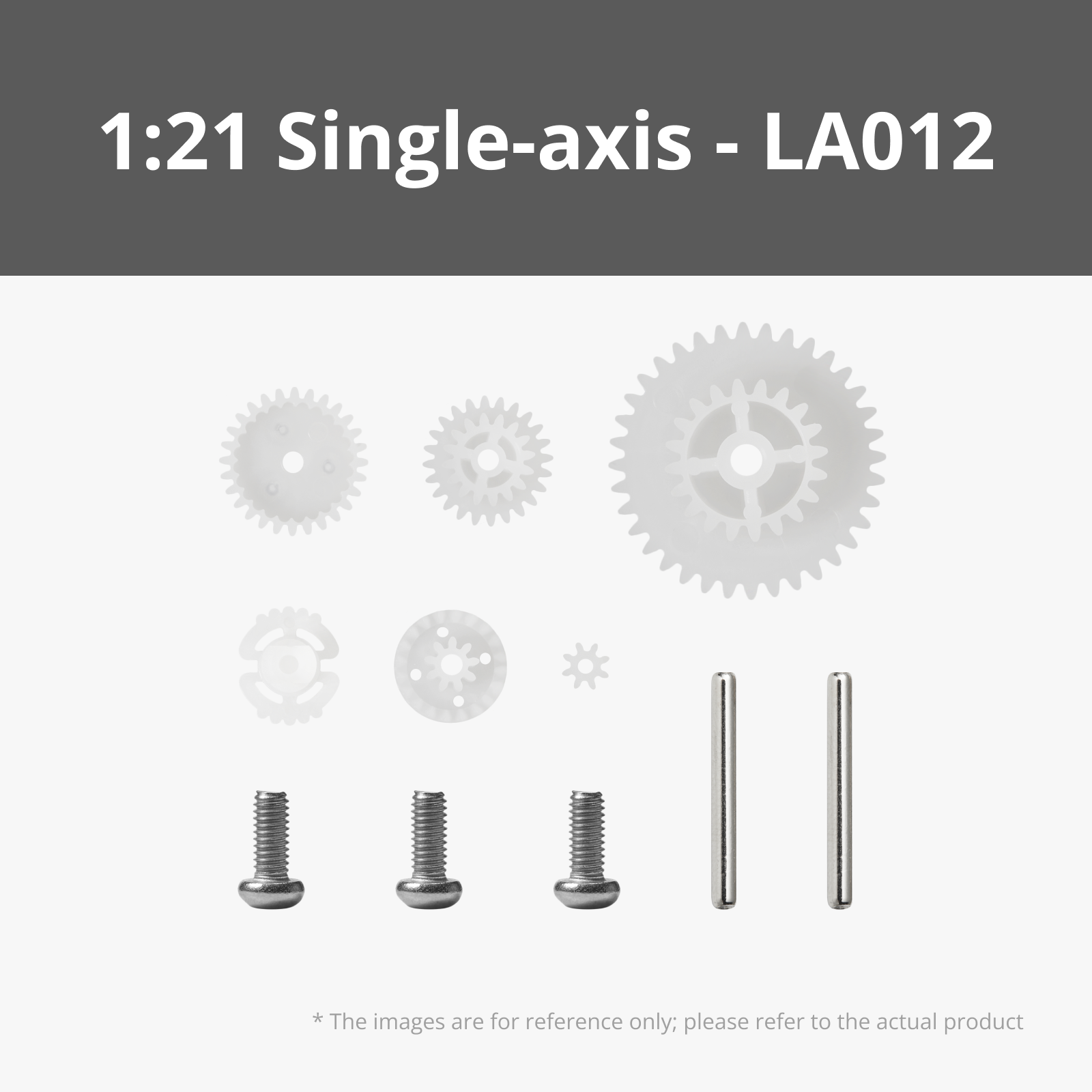 SYSTEM リペア1Lセット クルミ Single-axis Plastic Reduction Gear Kit - Global | Bambu Lab Asia Store