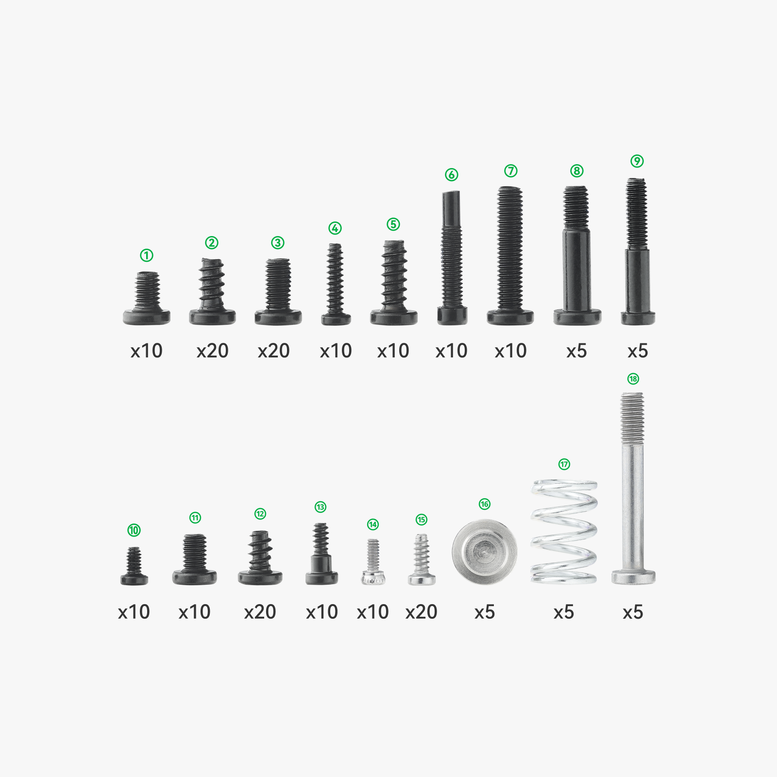 Screws Kit - X1 Series/P1 Series and AMS | Bambu Lab Asia Store