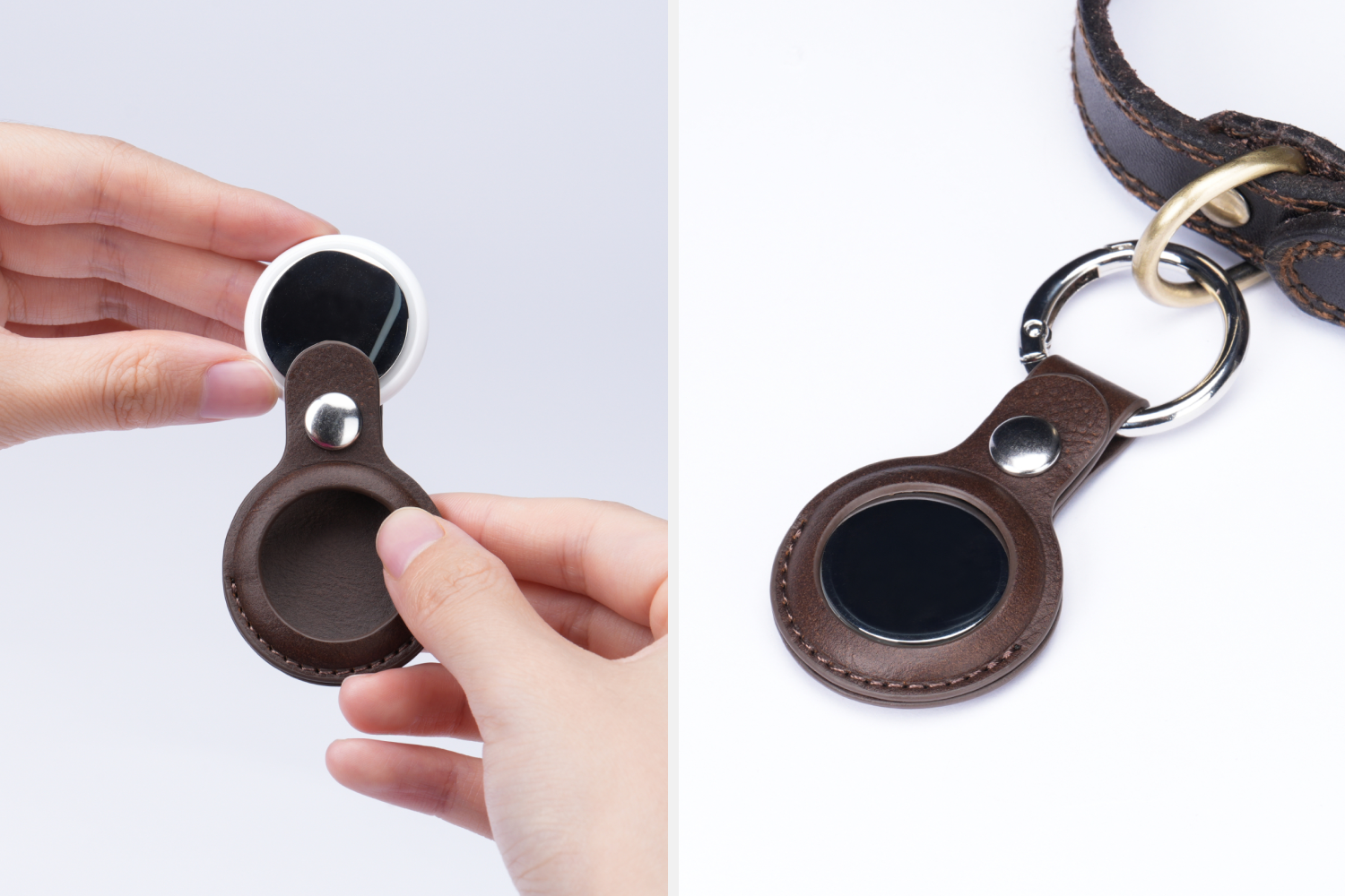 PU Leather Keychain for Airtags Holder | Bambu Lab Asia Store