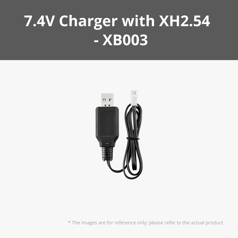 7.4V Lithium Battery Charger with XH2.54 Connector (1PCS) | Bambu