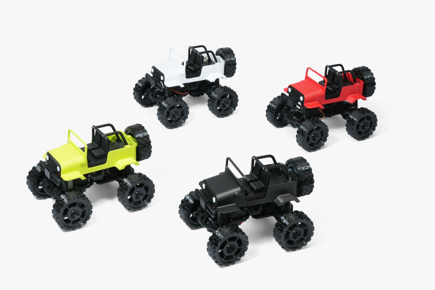 ホビーラジコン RAPIDLY 4*4 wheel drive off road 4x4 Mini Off-Roader - CyberBrick RC | Bambu Lab US Store