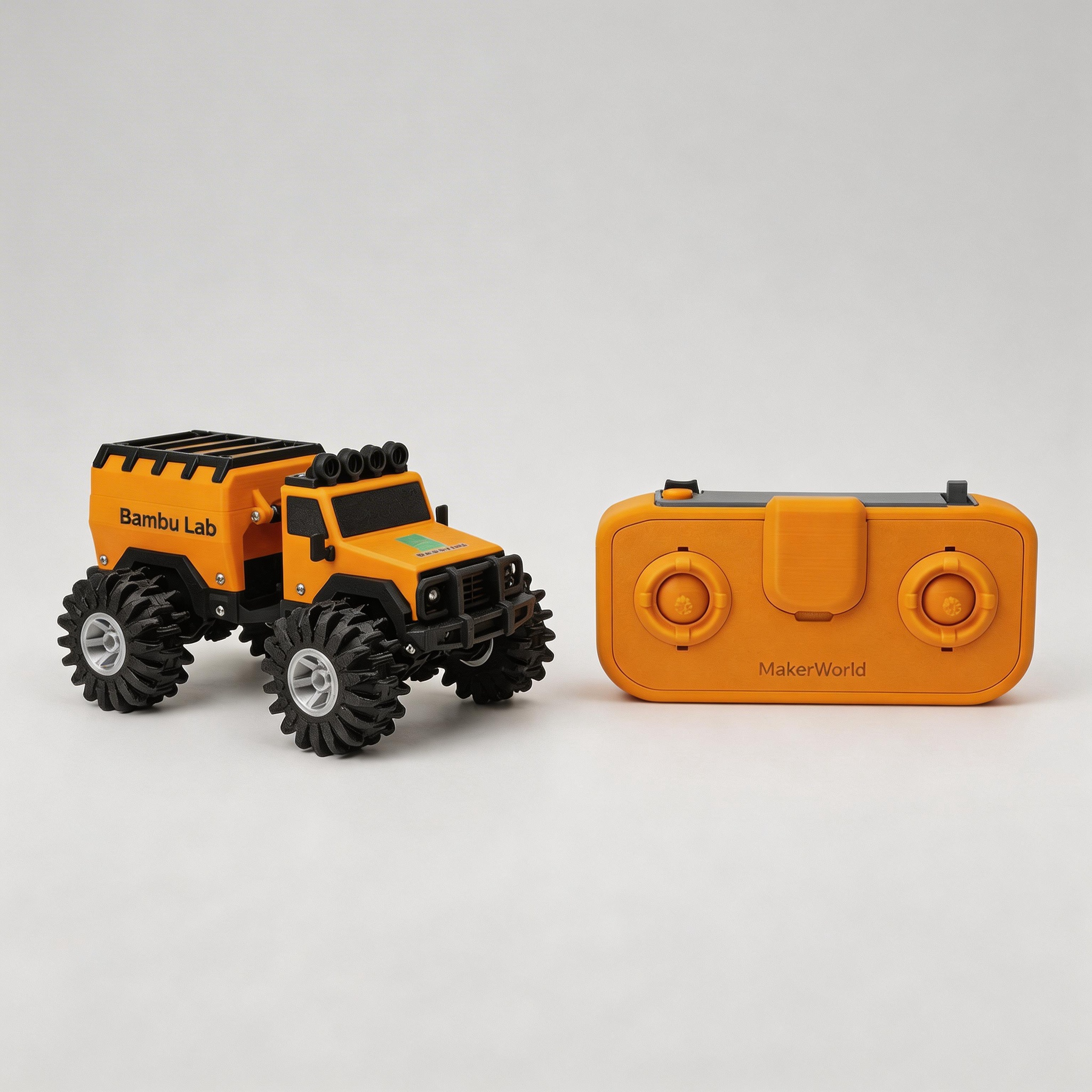 Garden Races - CyberBrick 4×4 RC Truck | Bambu Lab Asia Store