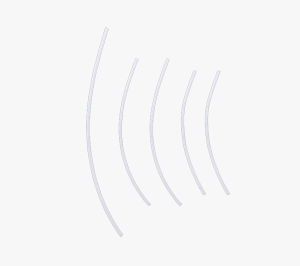 PTFE tüpler: 185 mm × 2, 225 mm × 2, 900 mm × 1