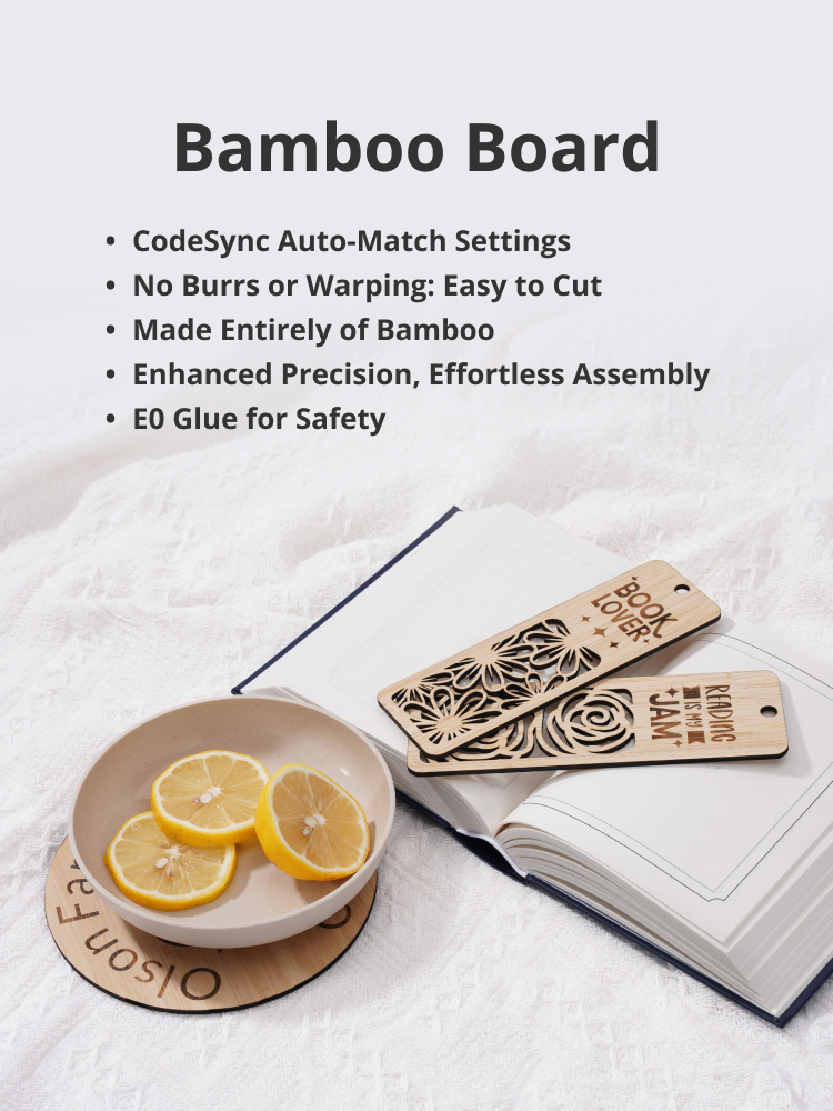 3mm Bamboo Board (6pcs) | Bambu Lab CA Store