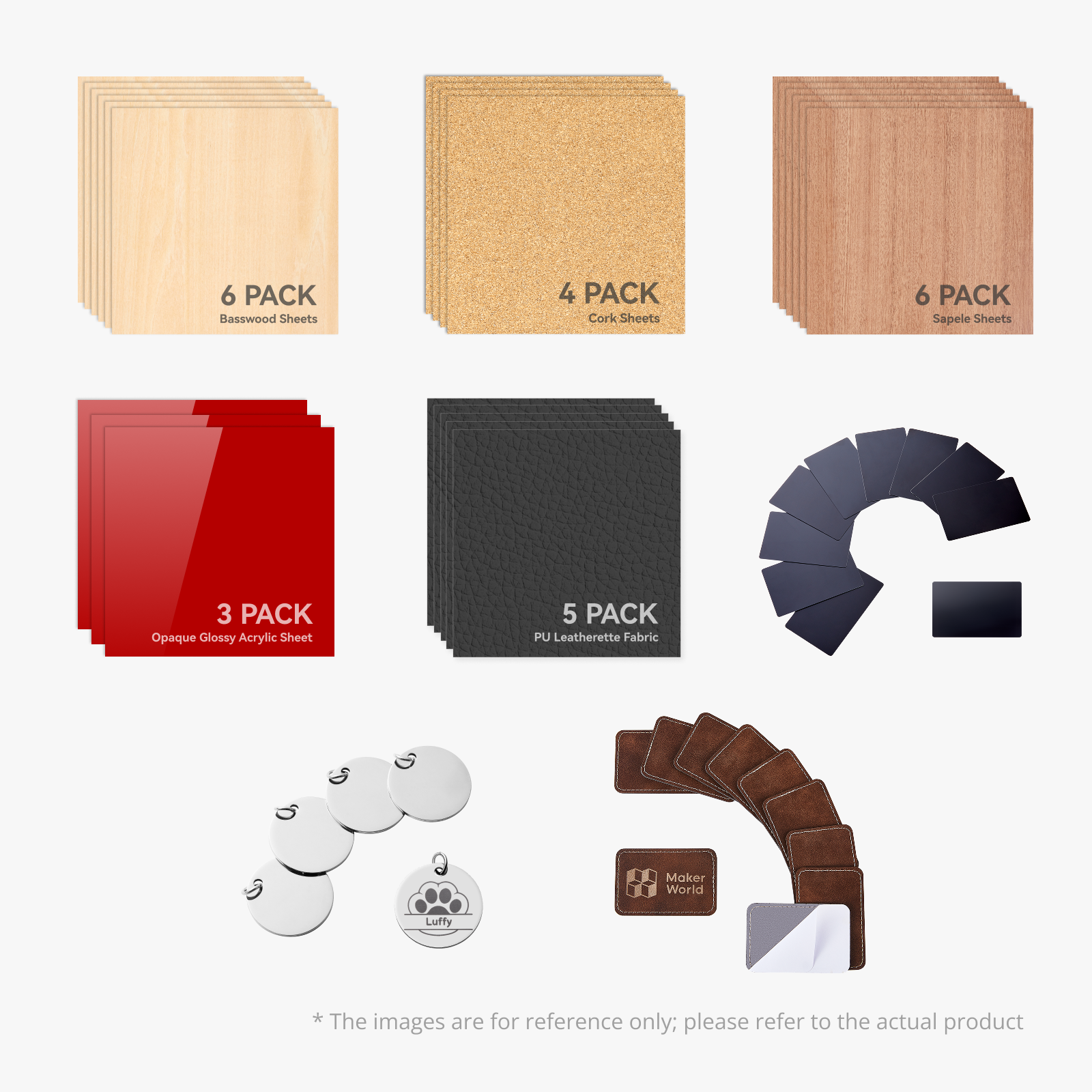 Laser Material Kit Starter Pack