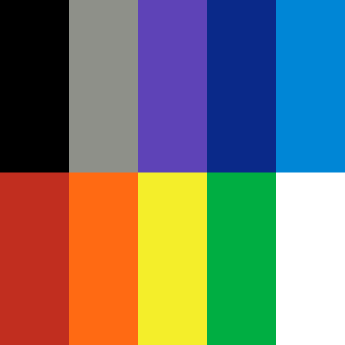 Pallet (10 Colors) [Refill, 1kg*10] swatch