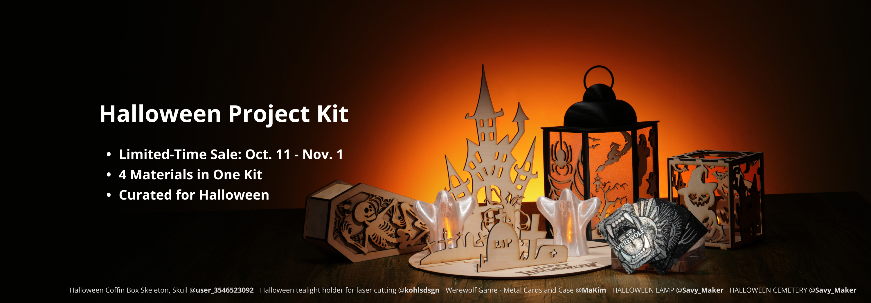 Halloween project kit