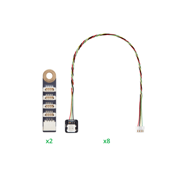 WS2812 RGB LED with IDC0.8 4PIN (2PCS) | Bambu Lab AU Store