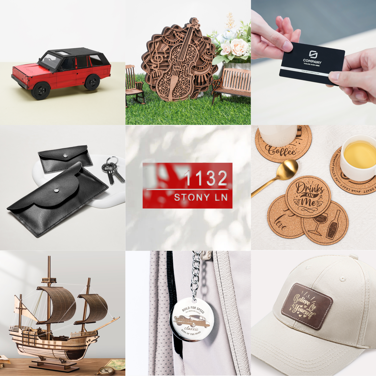 Laser Material Kit materials
