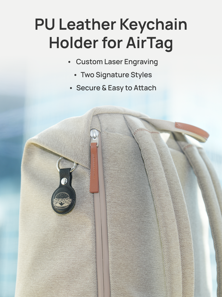 PU Leather Keychain for Airtags Holder | Bambu Lab Asia Store