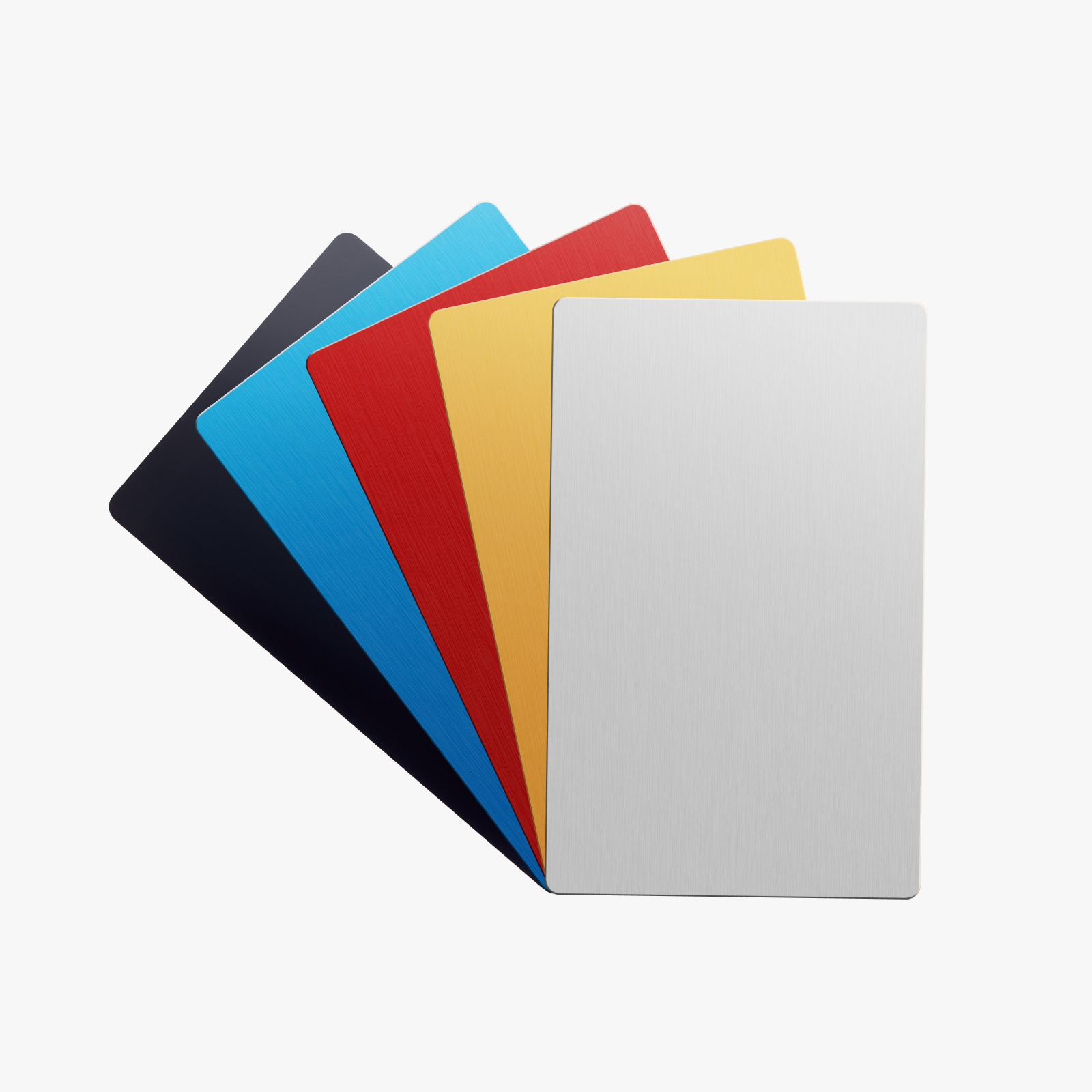 Black Aluminium Card 10pcs