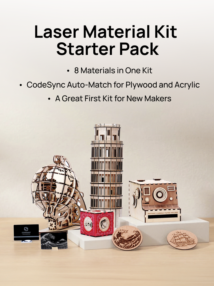 LaserPecker Pro + Material Packセット 新品 Laser Material Kit – Starter Pack（49 pcs） | Bambu Lab CA Store