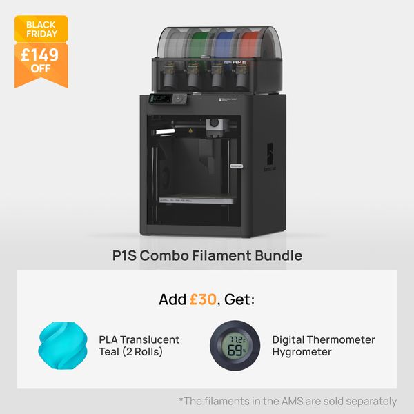 Bambu Lab P1S | 3D Printer with Enclosure and Filter | Bambu Lab