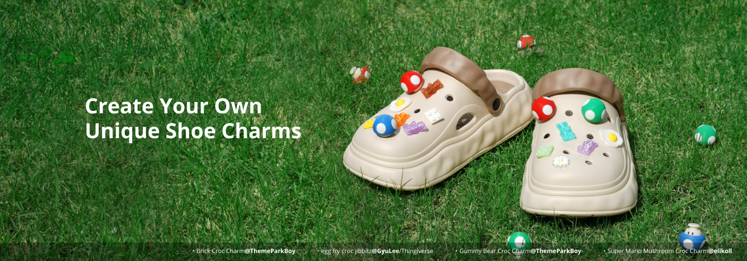 Plastic Button Ornaments For Shoe Charms | Bambu Lab CA Store
