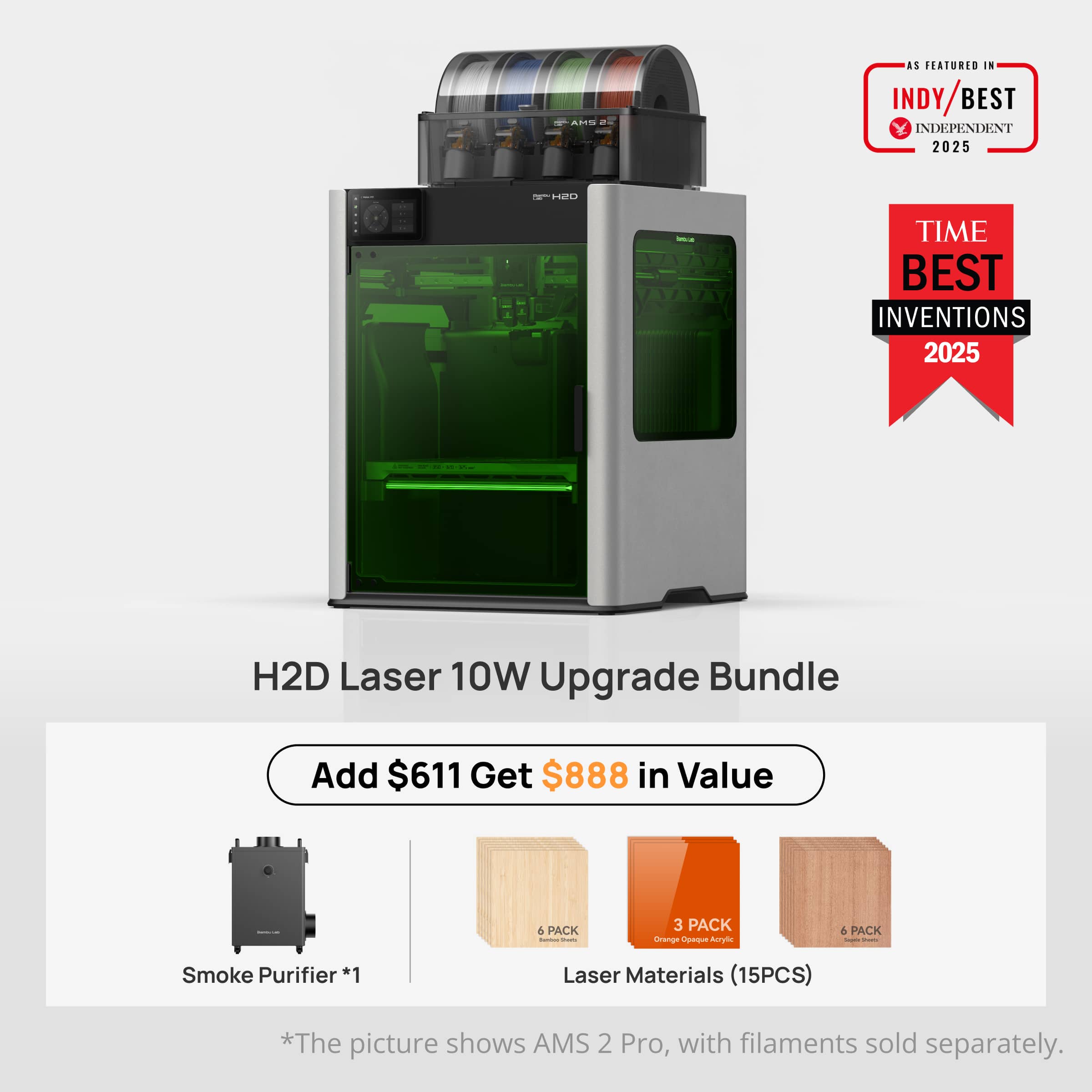 Bambu Lab H2D | Dual Extruder 3D Printer | Bambu Lab CA Store
