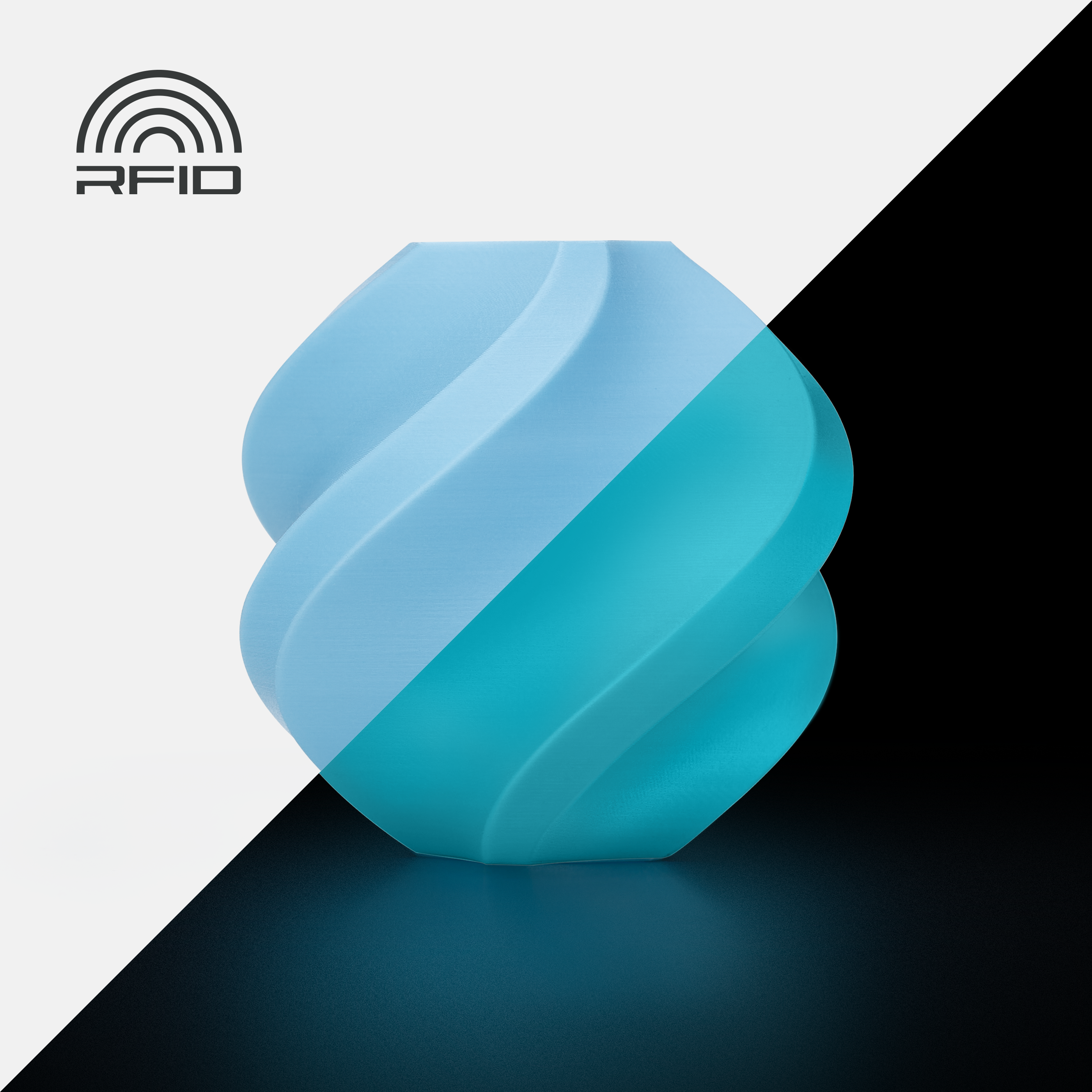 Bambu Lab PLA Glow — Glow Blue (1kg) by Bambu Lab