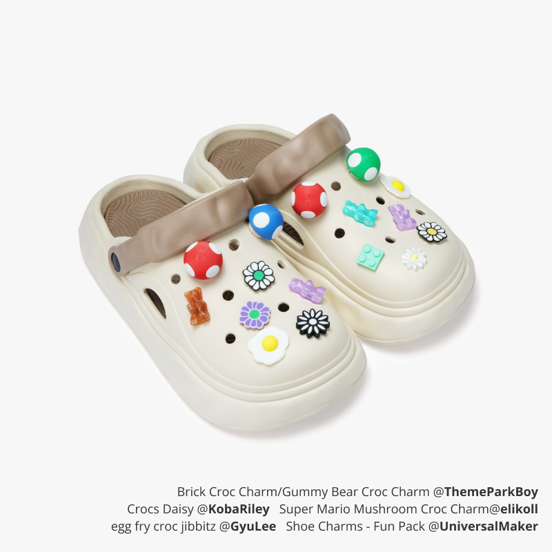 アクセサリー dabudabu1218 Plastic Button Ornaments For Shoe Charms | Bambu Lab CA Store