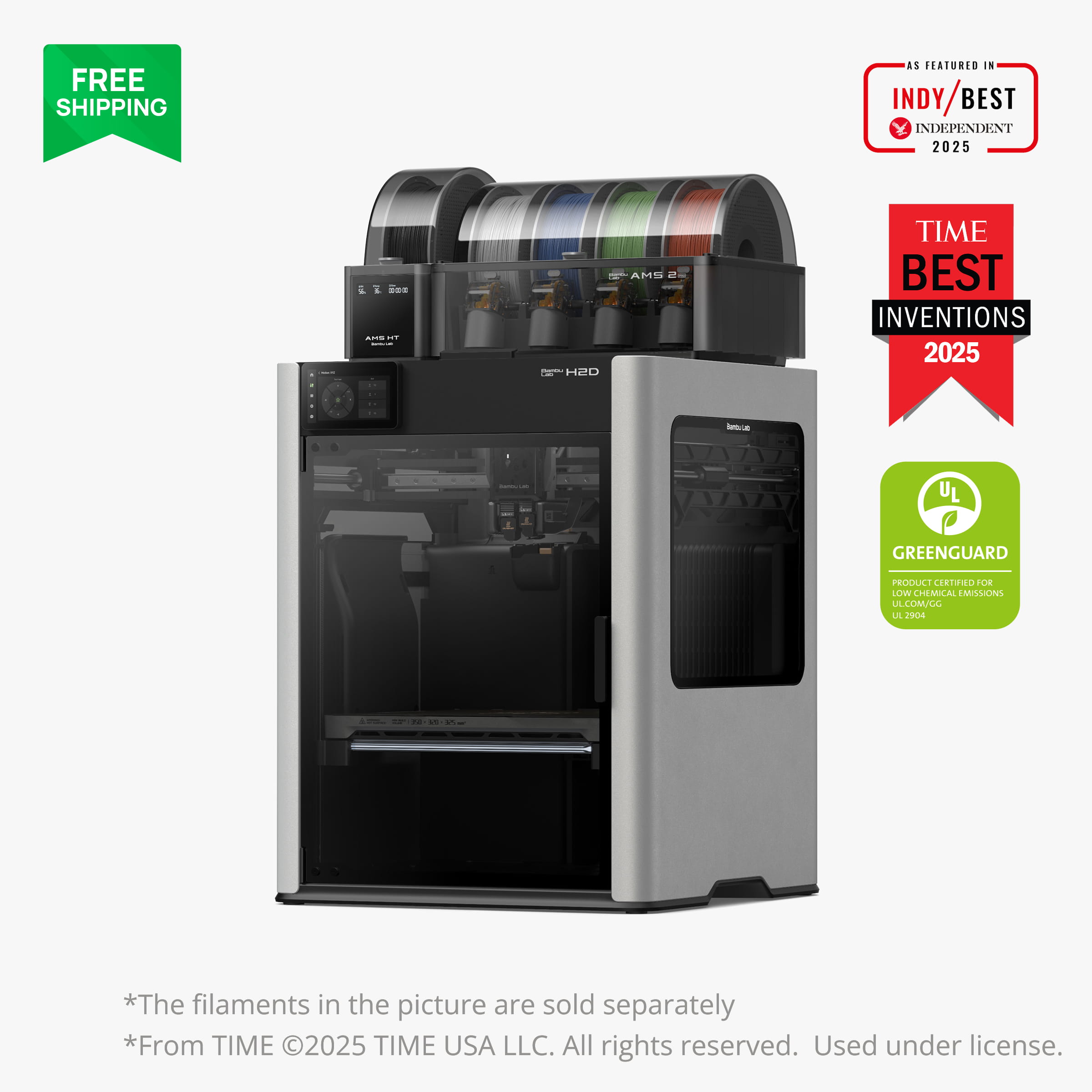 プリンター・複合機 Bambulab H2D Laser Full Combo Bambu Lab H2D | Dual Extruder 3D Printer | Bambu Lab CA Store