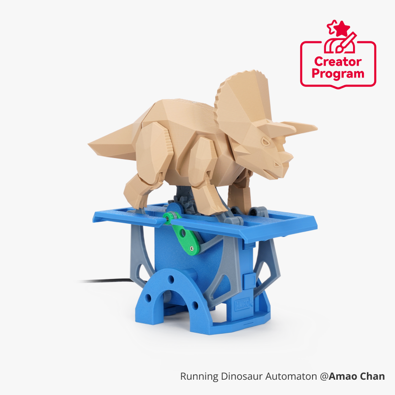 Running Dinosaur Automaton | Bambu Lab CA Store