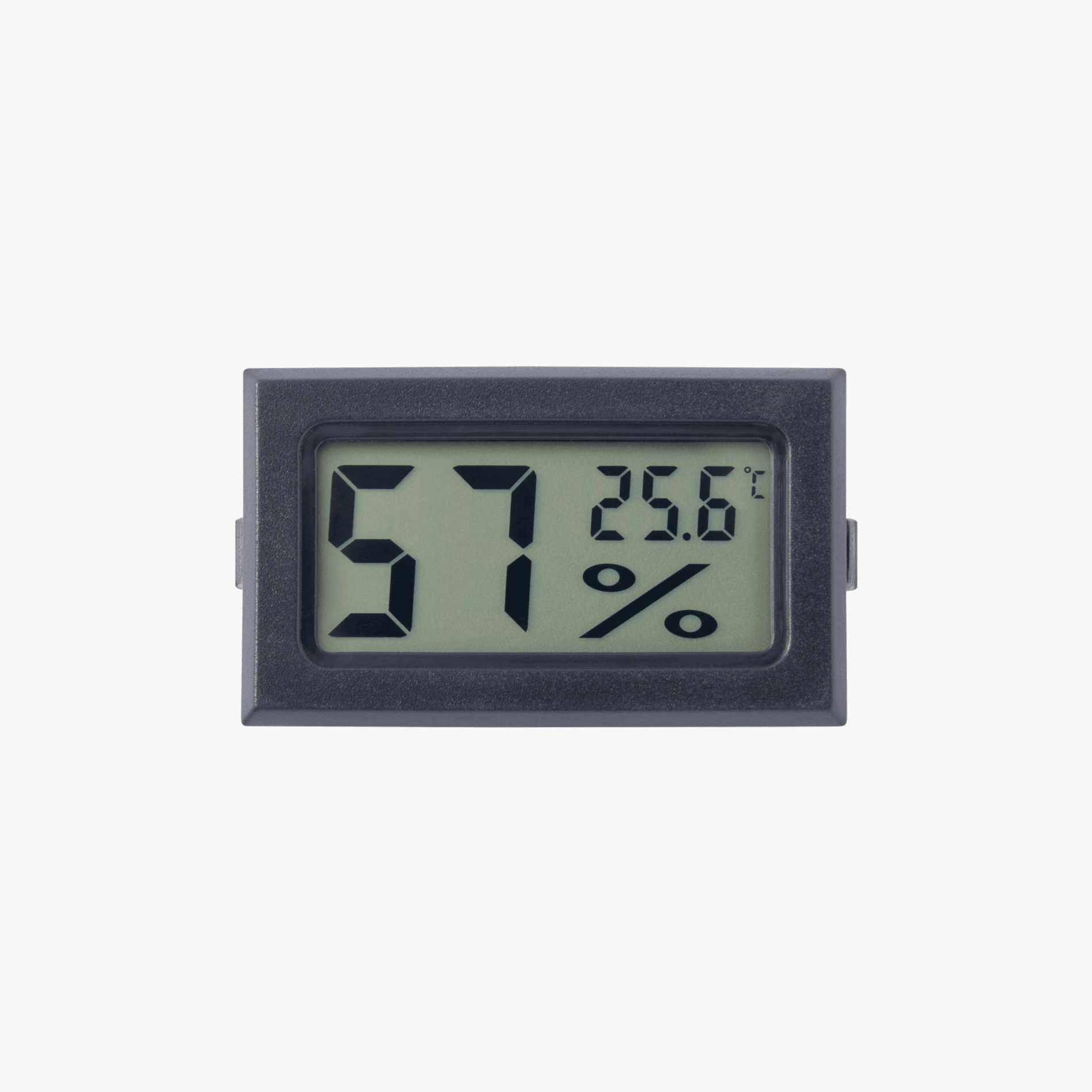 Rectangular Embedded Electronic Digital Thermometer Hygrometer