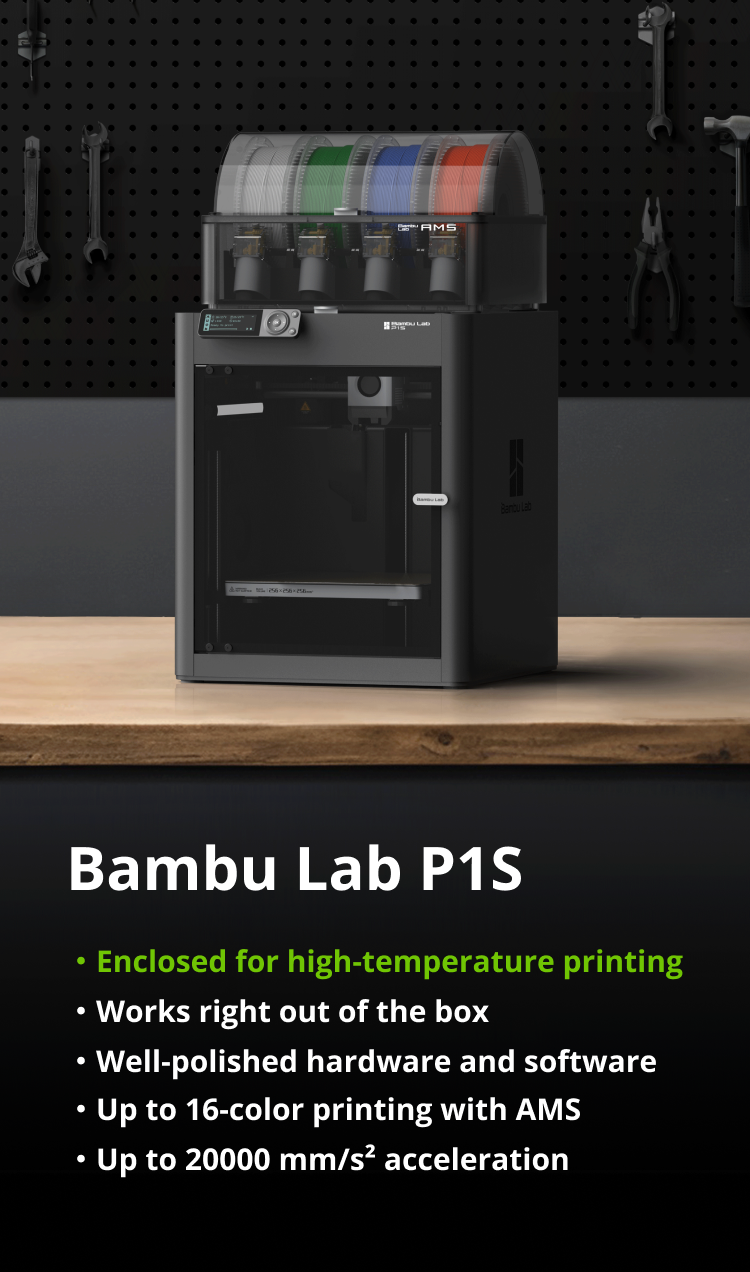 Bambu Lab P1S 3D プリンター - Bambu Lab ストア | Bambu Lab JP ストア