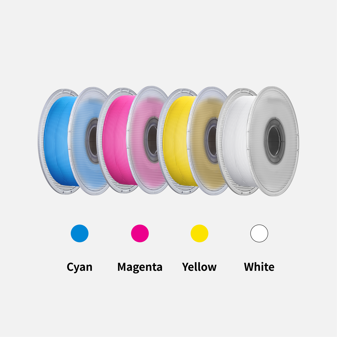 Bambu Lab PLA CMYK リトファン セット-フィラメント｜簡単に高品質3D