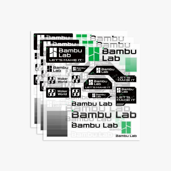 Bambu Lab スティッカーセット | BambuLab 公式ストア | Bambu Lab JP