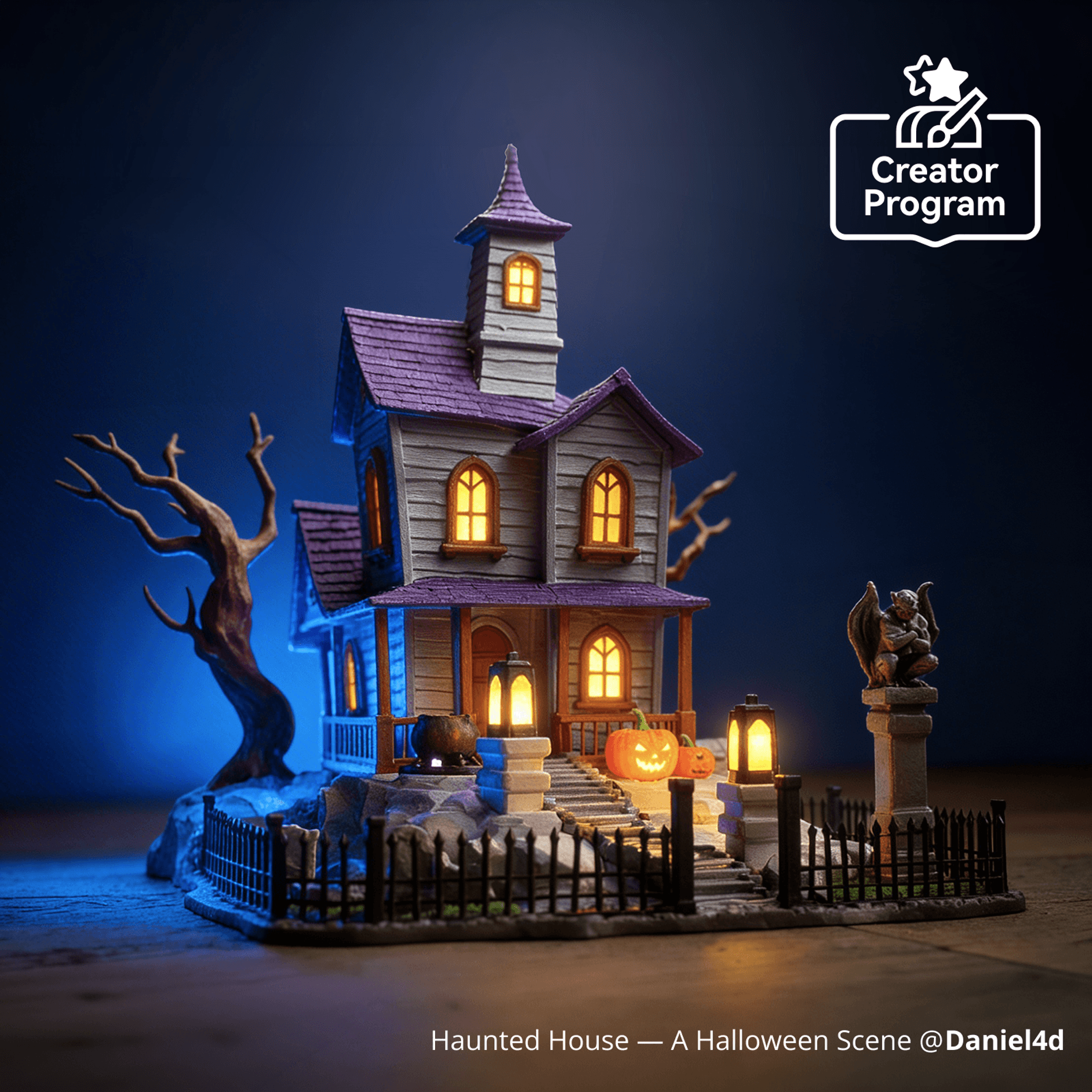 Haunted House — A Halloween Scene | Bambu Lab US Store