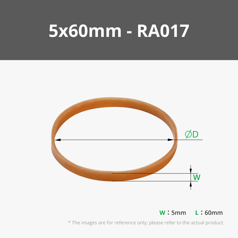 5x60mm Wide (50PCS) - RA017