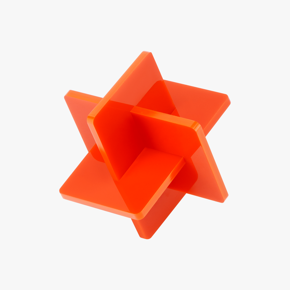 Orange (YB003) / 300x300(3pcs) / Laser Cutting & Engraving