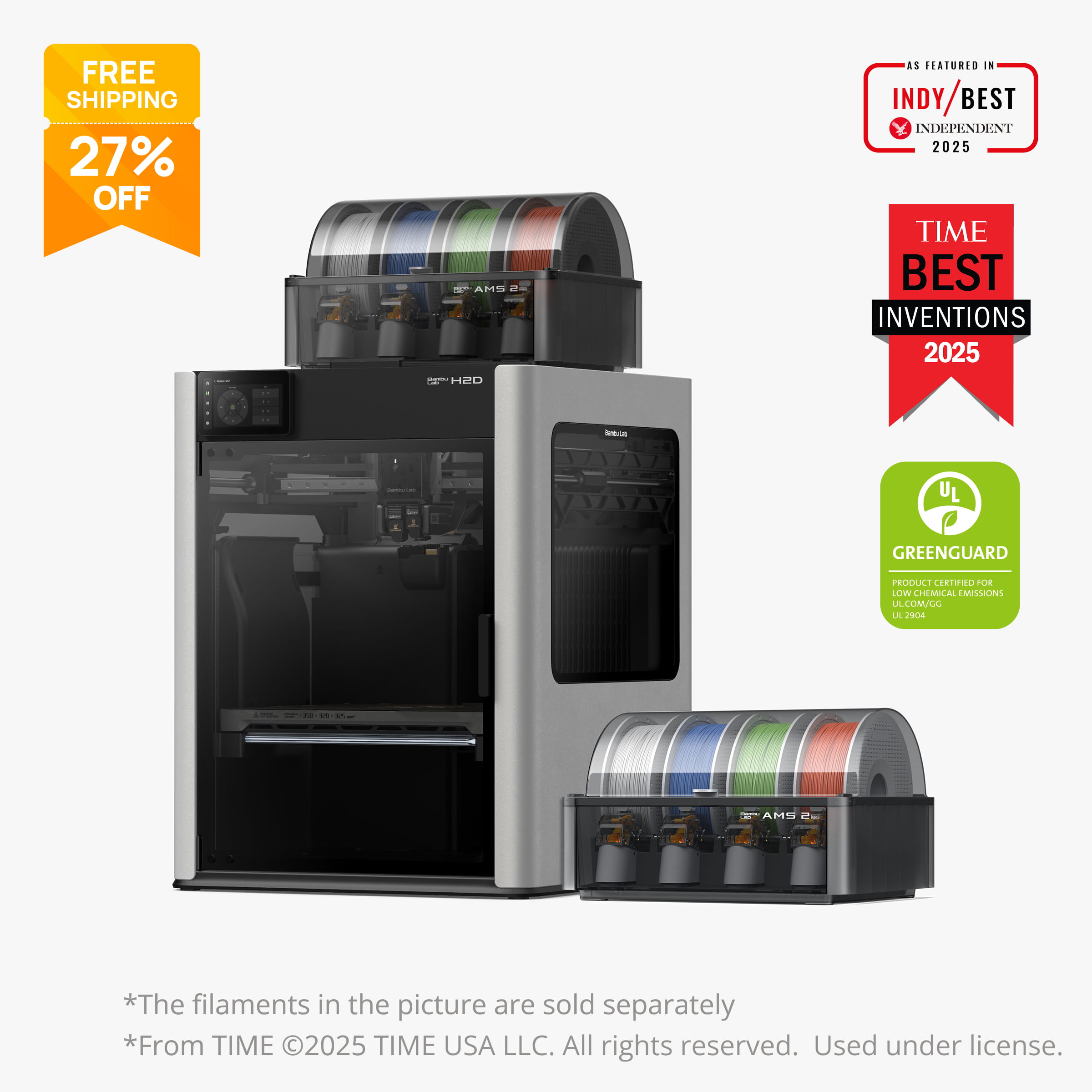 Buy Bambu Lab H2D: More Than a Dual Extruder 3D Printer | Bambu