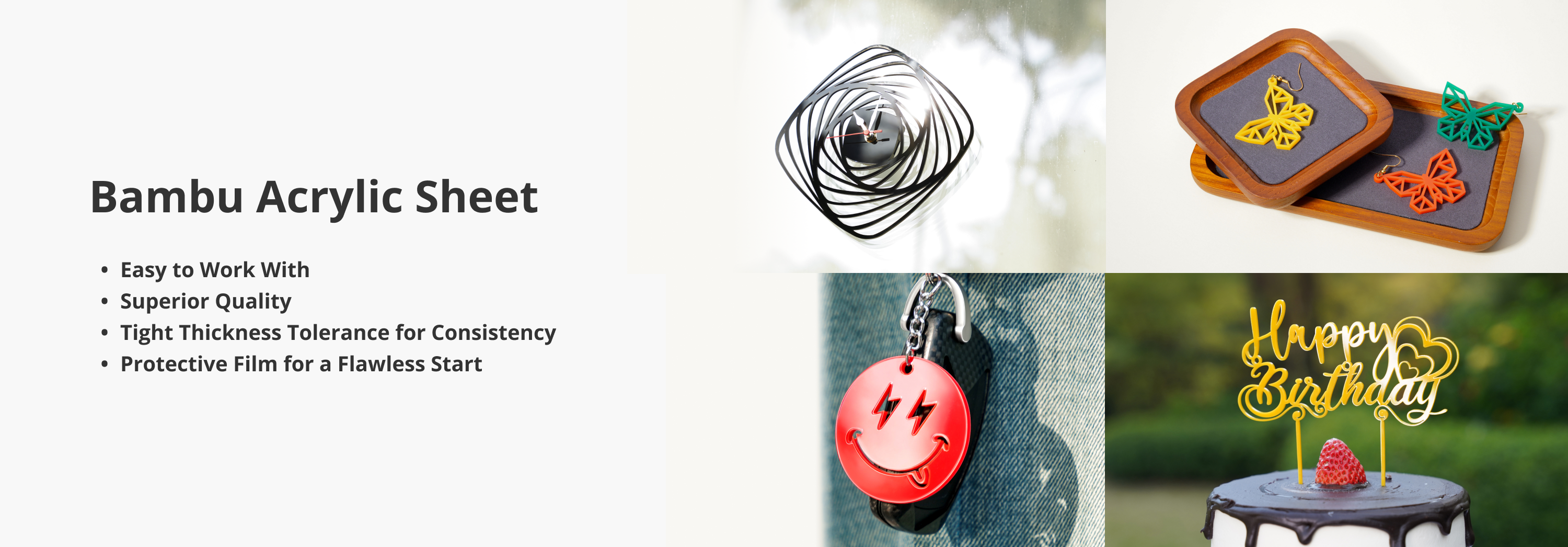 Bambu Acrylic Banner