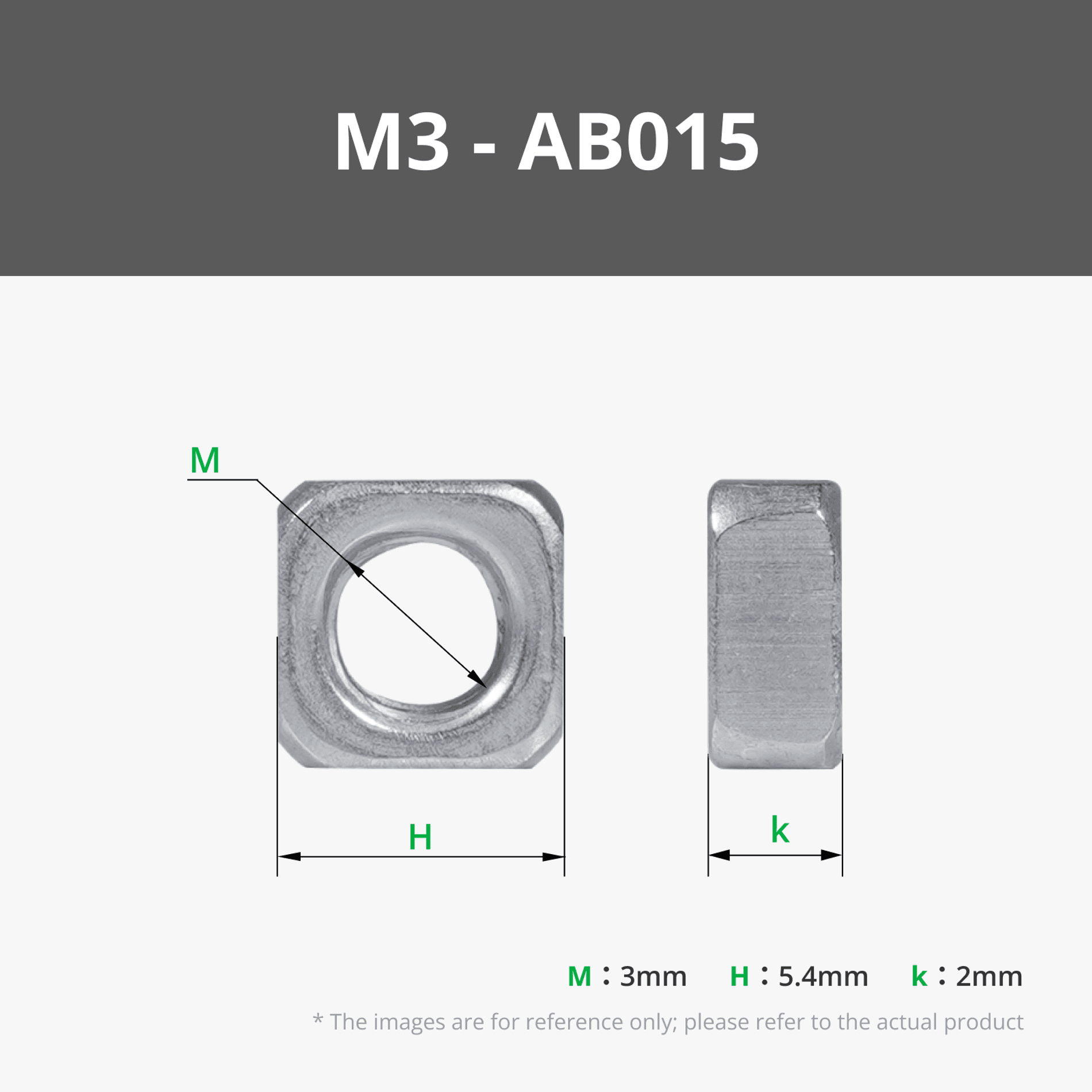 Carbon Steel Square Nut