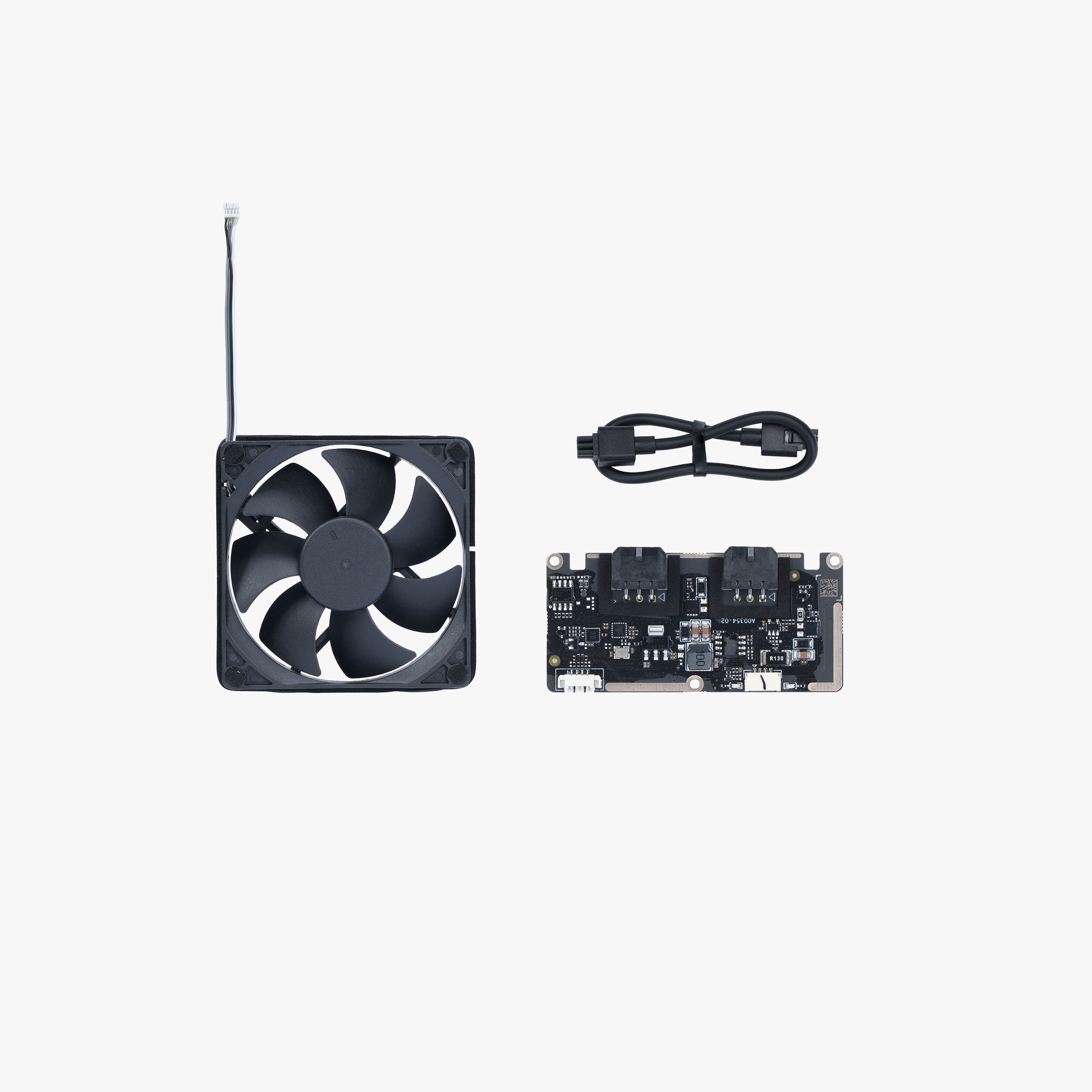 Оригинальный комплект внешнего вытяжного вентилятора / Bambu Lab External Exhaust Fan Kit / P2S — FAF025. Общий вид детали
