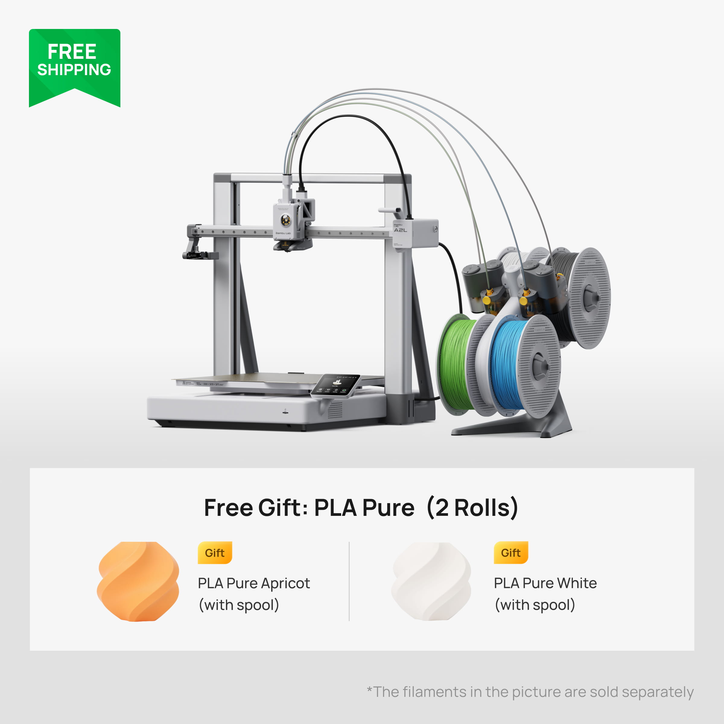 Buy Bambu Lab A2L: Affordable Large-Format 3D Printer for
