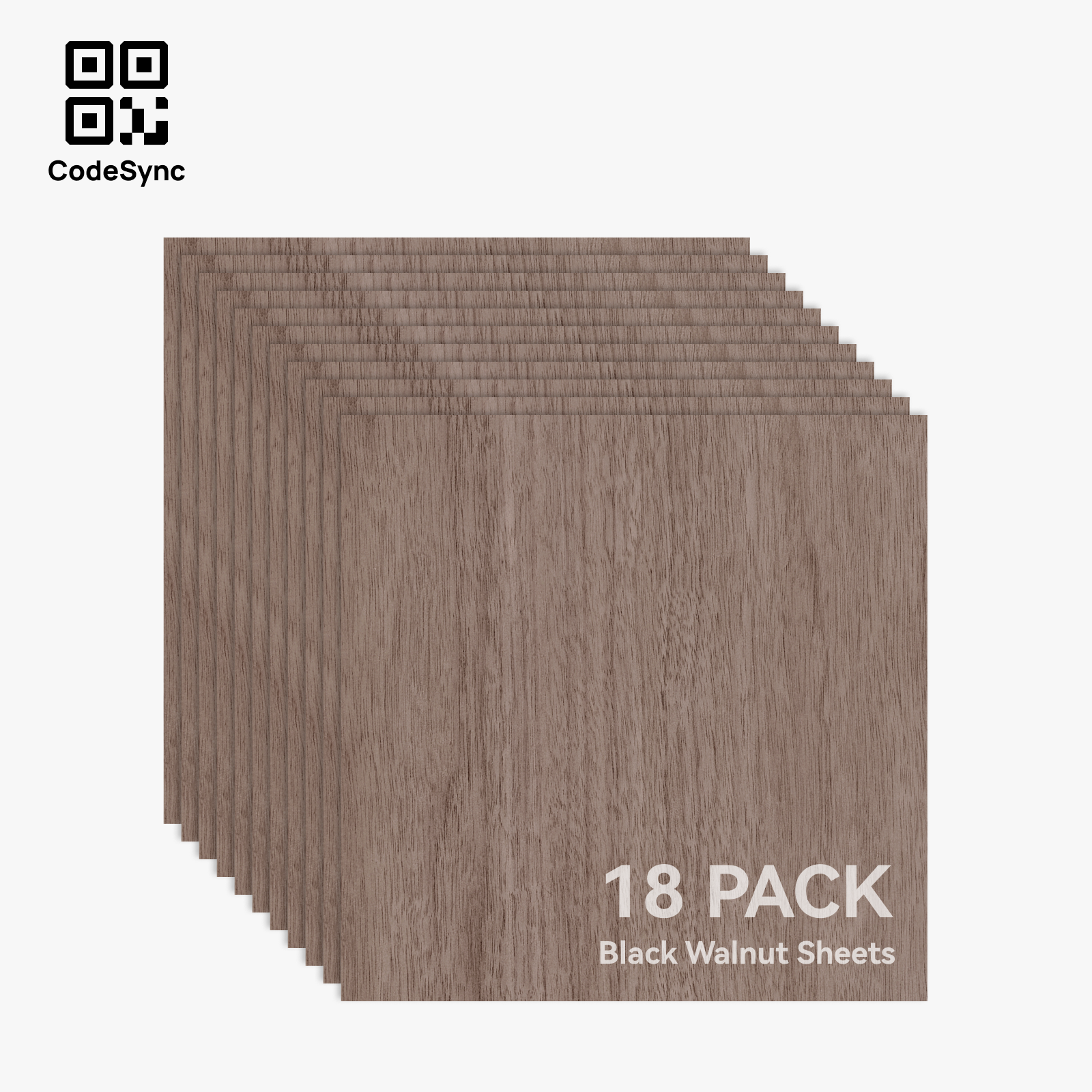 3mm Black Walnut Plywood (18pcs) - ZE022 / Laser Cutting & Engraving