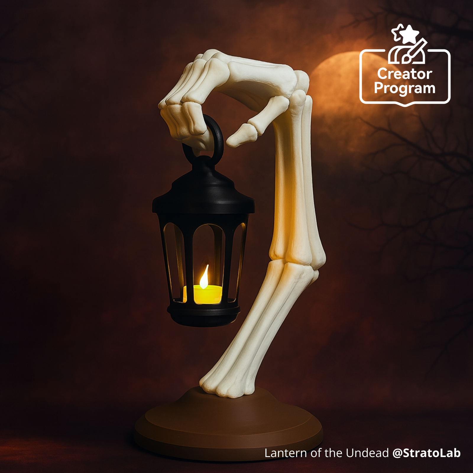 D37.2x36.6mm LED Flame Tea Light Candle Set (12pcs) | Bambu Lab US