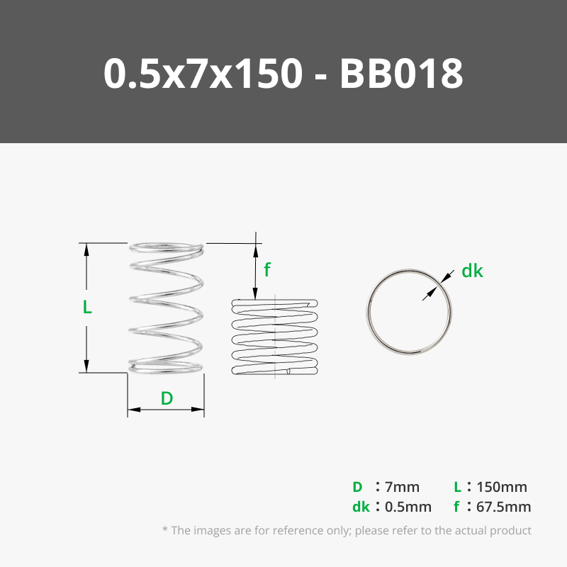 0.5x7x150 mm (5PCS) - BB018