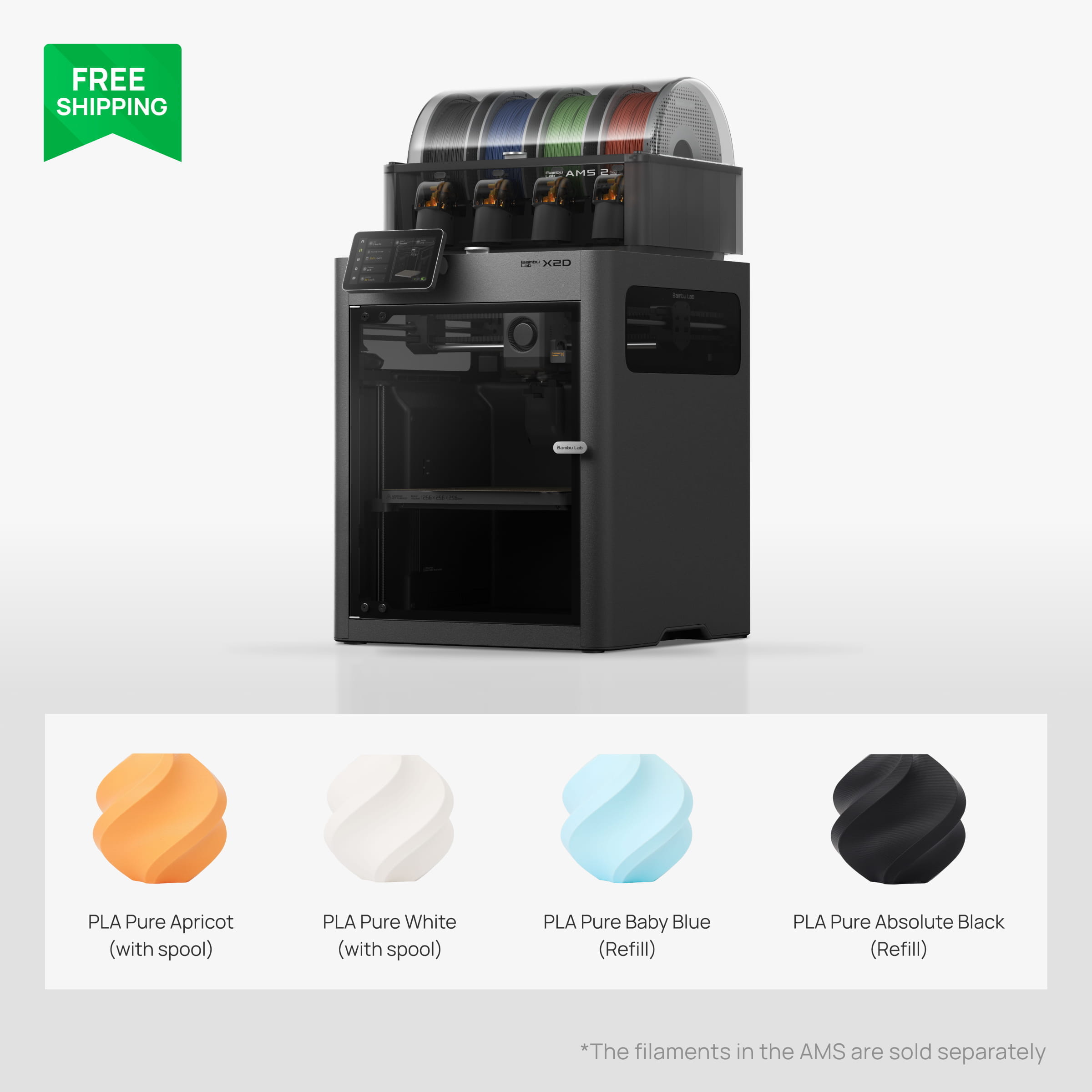 Buy Bambu Lab X2D: Affordable Dual-Nozzle 3D Printer | Bambu Lab
