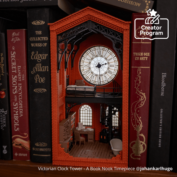 Victorian Clock Tower - A Book Nook Timepiece | Bambu Lab US Store