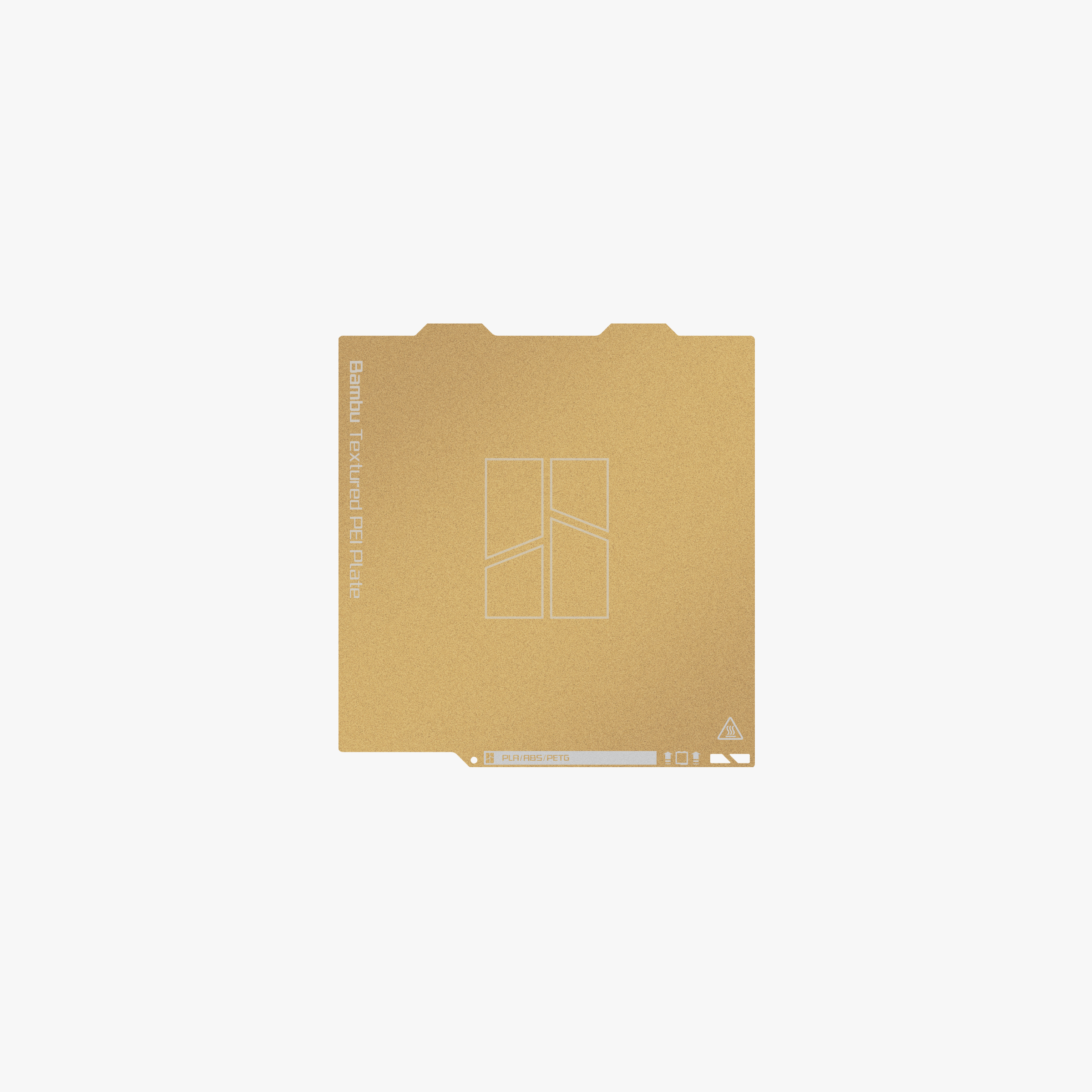 Bambu Lab A1 mini Textured (Dokulu) PEI Baskı Plakası 180 × 180 mm