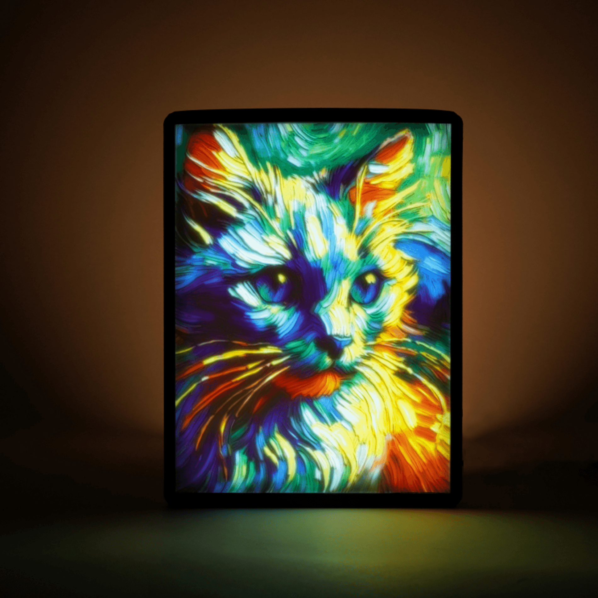 thumbnail image 2 of CMYK Lithophane LED Backlight Board Kit For Bambu Lab A1, P1P, X1C & More 3D Printers - Create Glowing 3D Photo Models 2 of 10