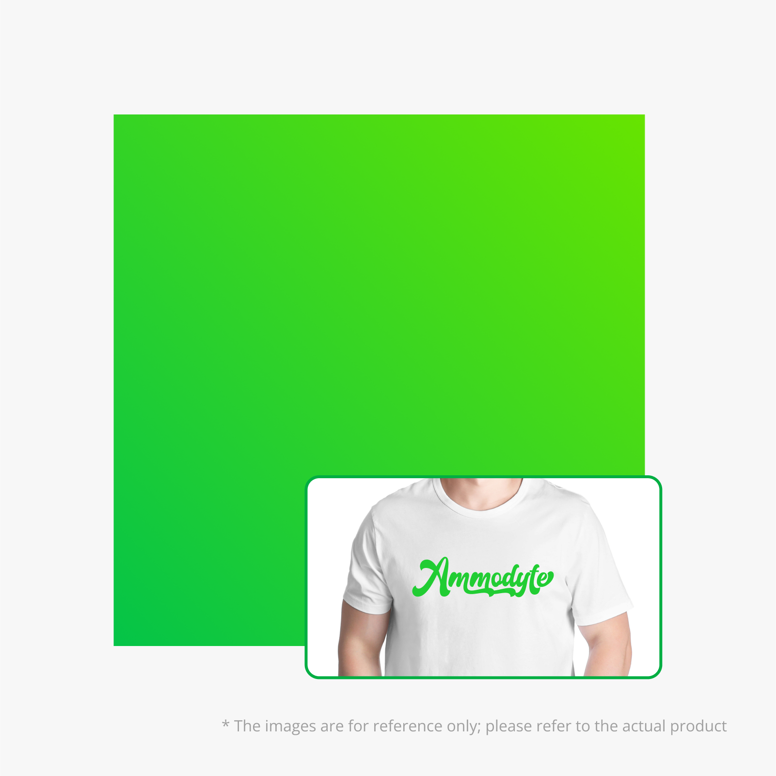 Fluorescent / Neon Green (YG007) / 300x300mm (10pcs)