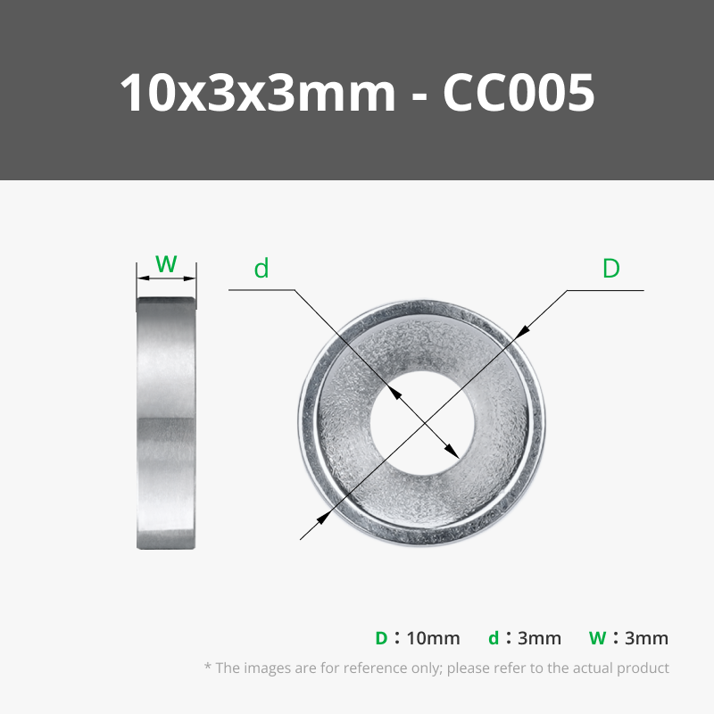 10x3x3 mm (5PCS) - CC005