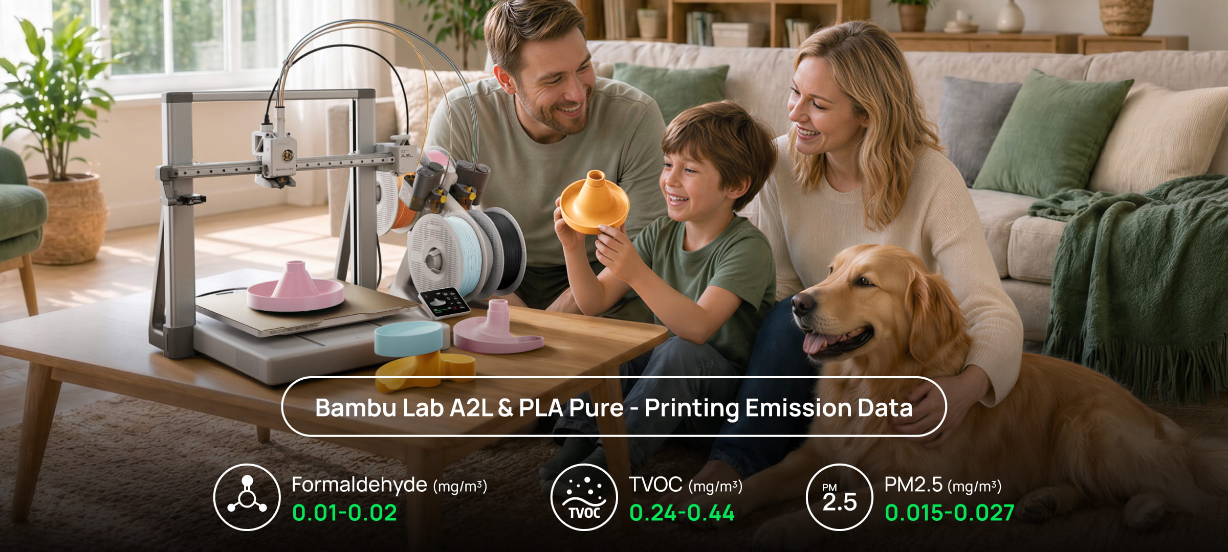 PLA Pure UL GREENGUARD certification